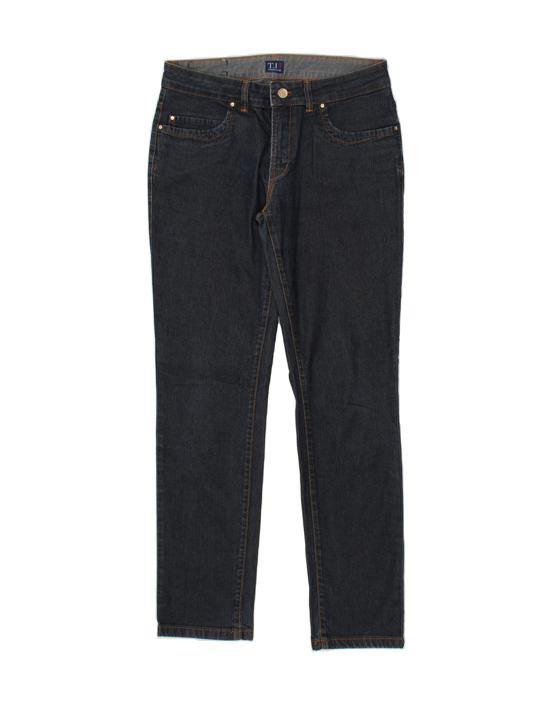 TRUSSARDI Womens Slim Jeans W27 L27  Navy Blue Vintage Trussardi and Second-Hand Trussardi from Messina Hembry 
