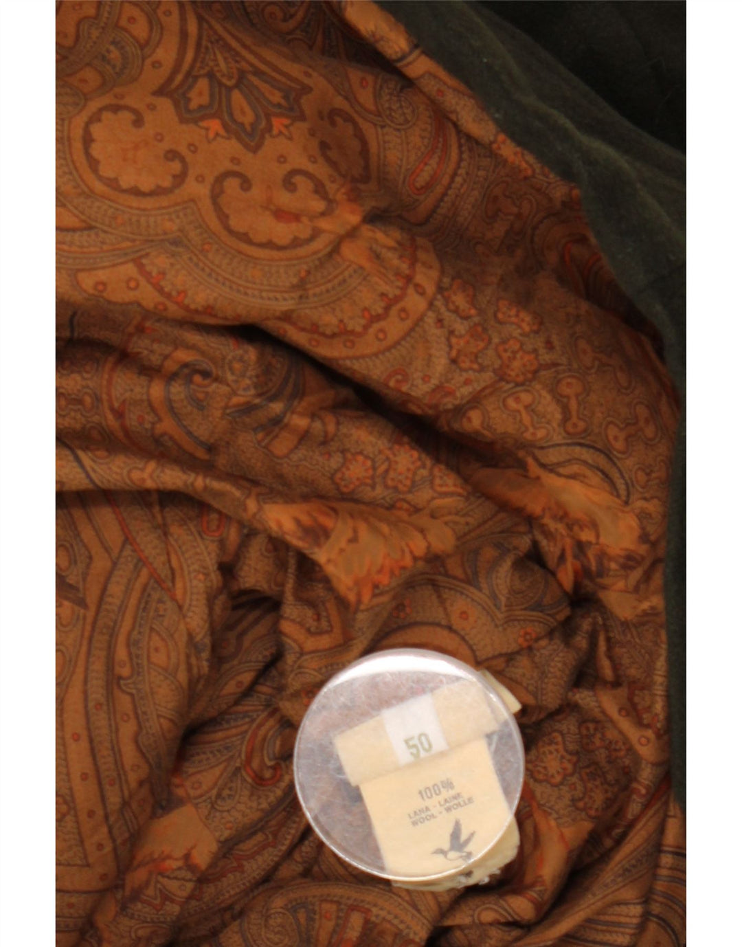 Brooksfield Pardessus Homme IT 50 Large Kaki Laine