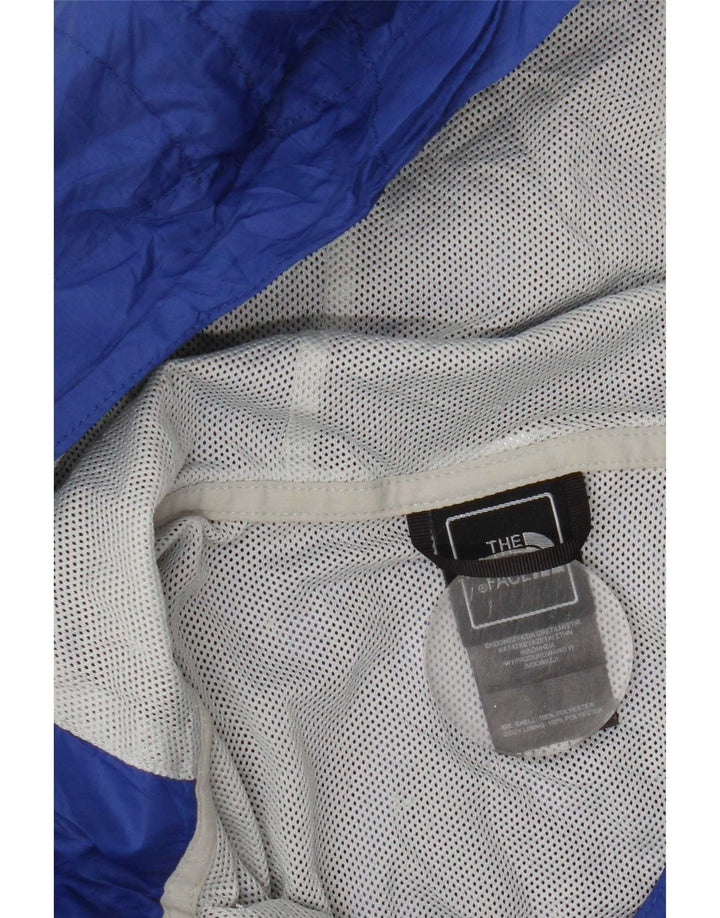 The North Face Veste de pluie surdimensionnée à capuche pour femme UK 10 Small Bleu