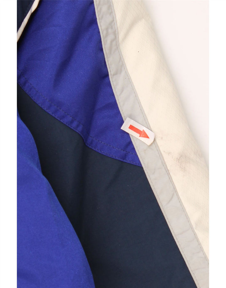 Aesse Veste de ski à capuche pour homme IT 54 2XL Bleu Colourblock
