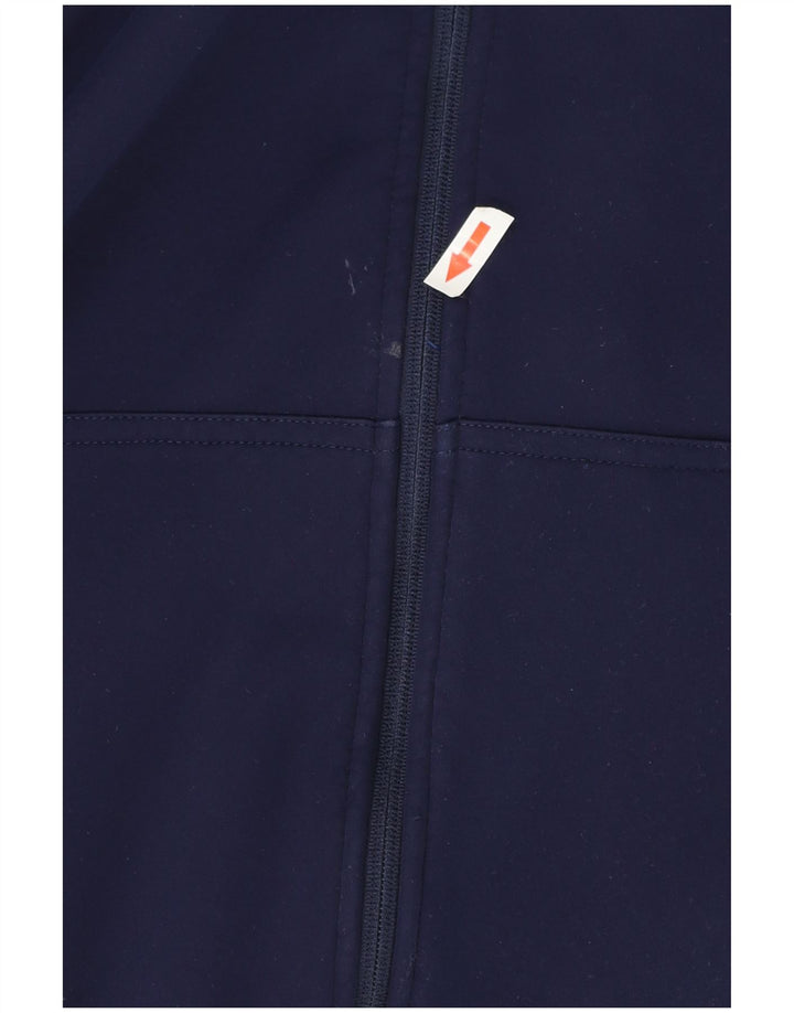 Canterbury Pull à capuche zippé pour homme en polyester color block bleu marine