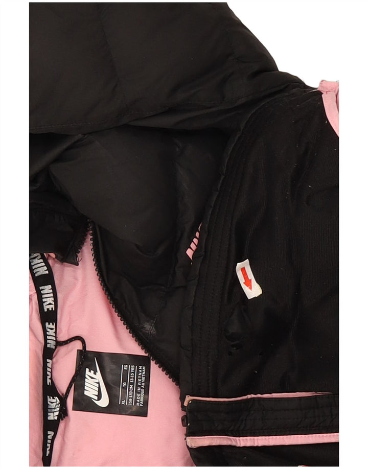 Veste matelassée à capuche Nike Fille 13-14 ans XL Noir Polyester