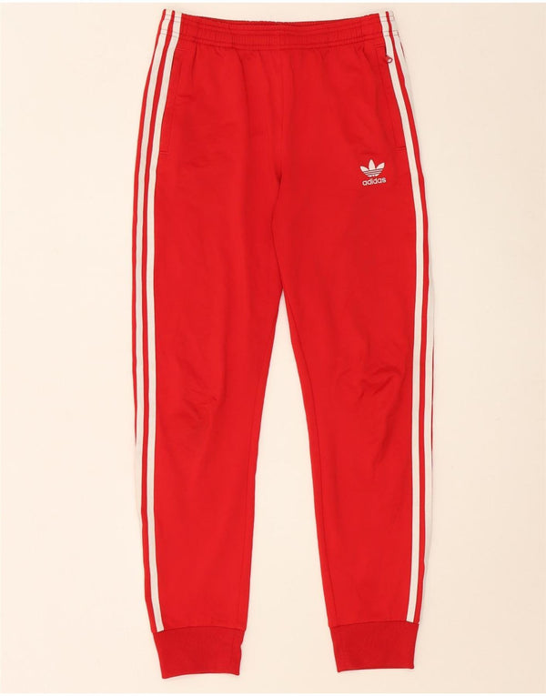 ADIDAS Pantalon de Survêtement Garçon Joggers 13-14 ans Rouge Polyester