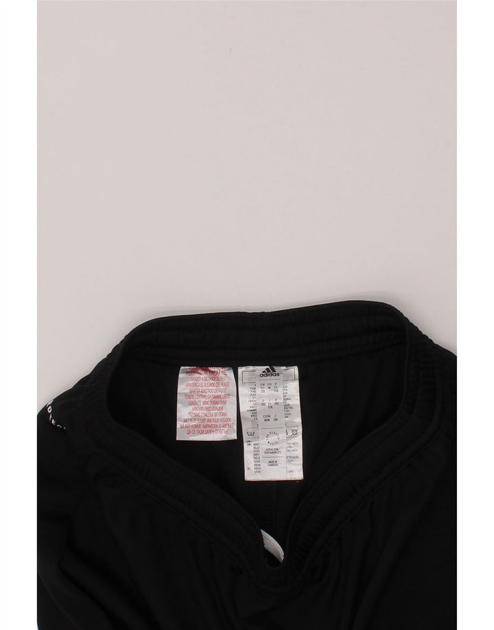 ADIDAS Boys Sport Shorts 11-12 Years  Black Polyester Vintage Adidas and Second-Hand Adidas from Messina Hembry 