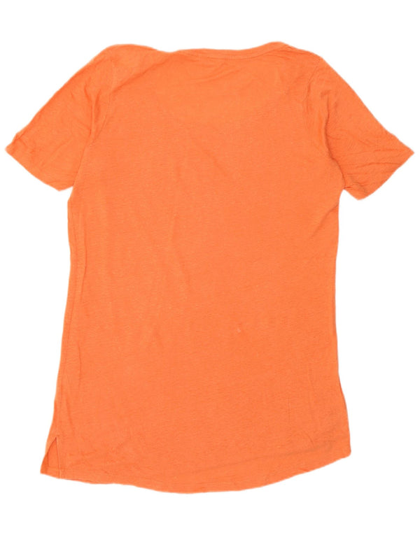 Fat Face T-shirt surdimensionné pour femme UK 10 Petit Orange