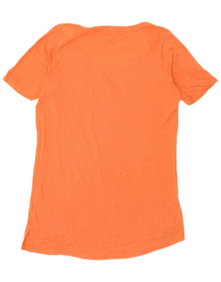 Fat Face T-shirt surdimensionné pour femme UK 10 Petit Orange