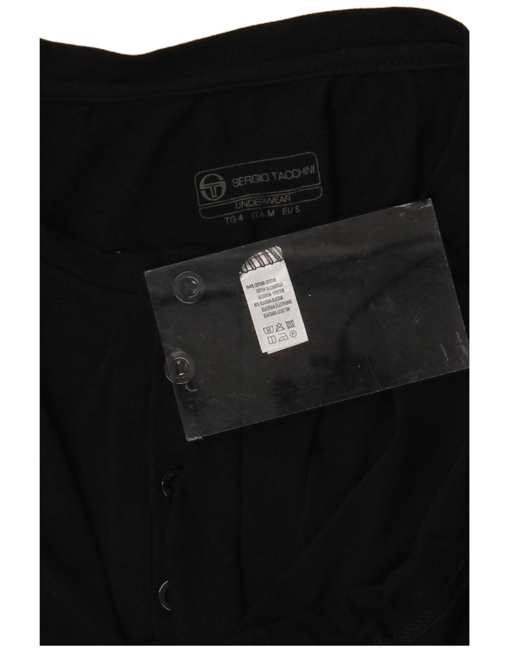 SERGIO TACCHINI T-Shirt Homme Haut Petit Noir Coton