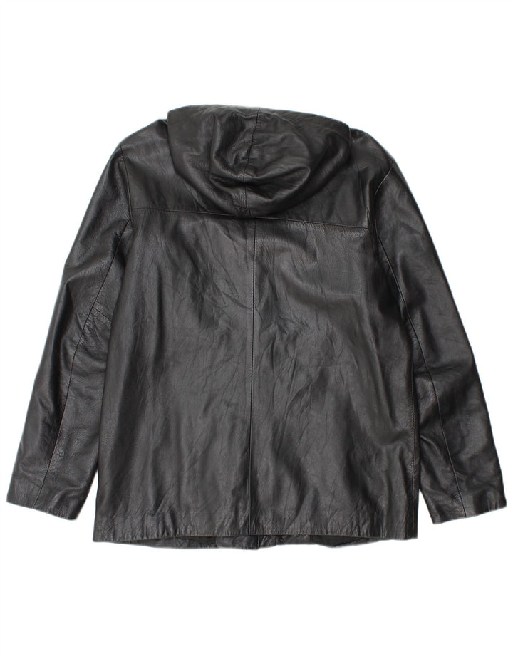 Privilegi Veste en Cuir Femme IT 46 Grand Cuir Noir