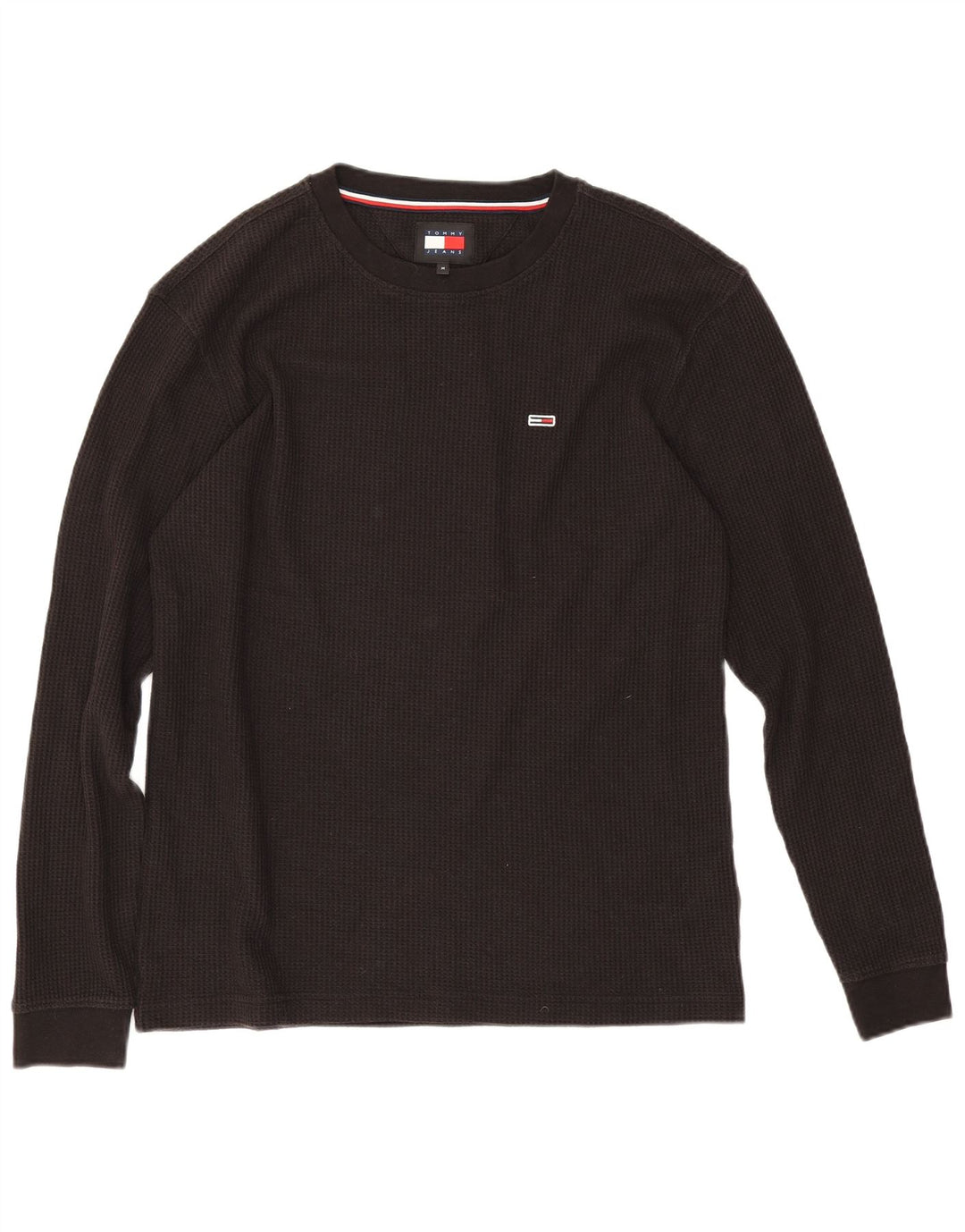 Tommy Hilfiger Haut à manches longues pour homme en coton noir moyen