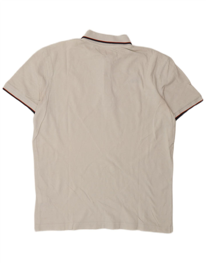 Kappa Polo Homme XL Blanc Coton