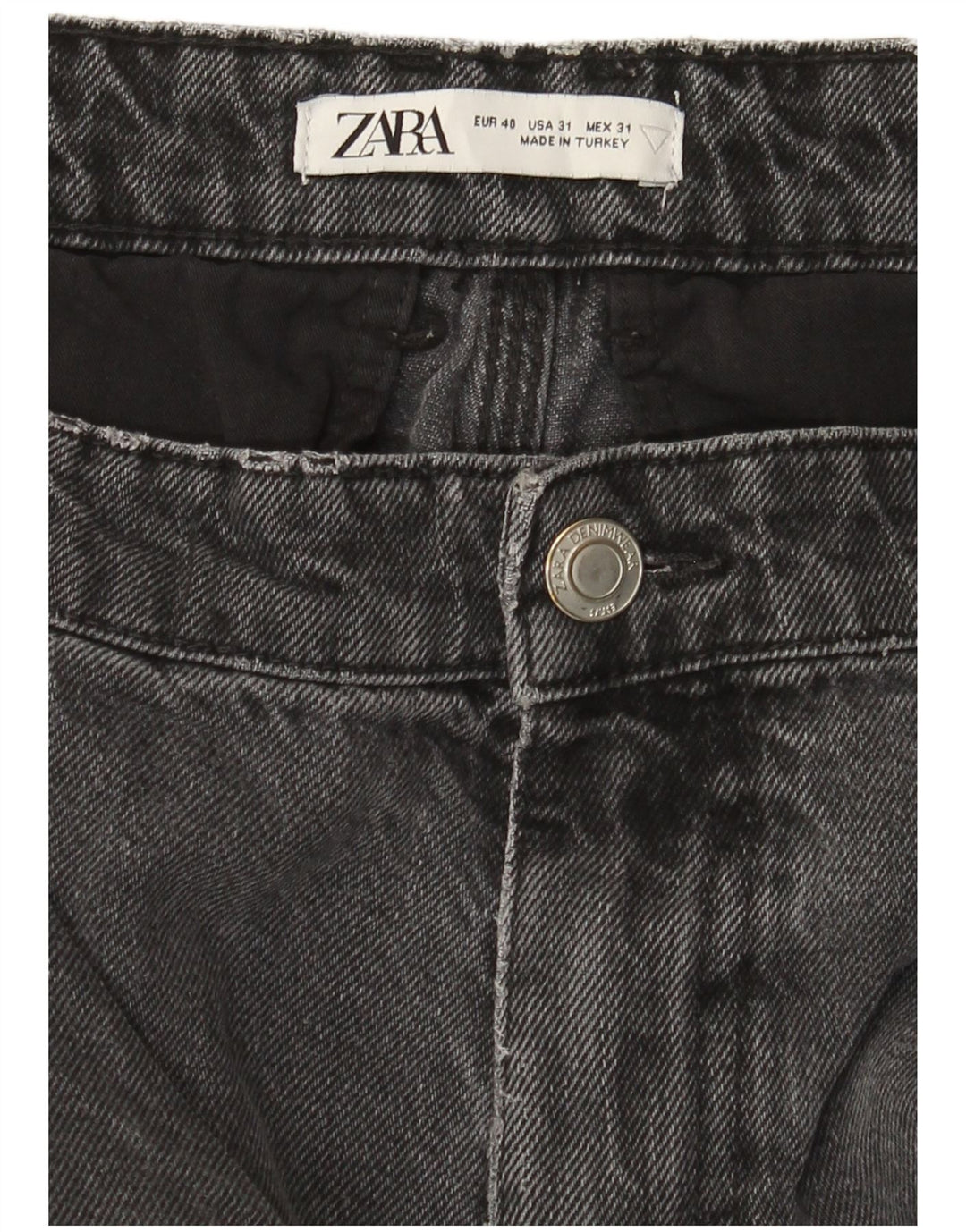 Zara Jean cargo droit pour homme EU 40 Medium W31 L31 Gris