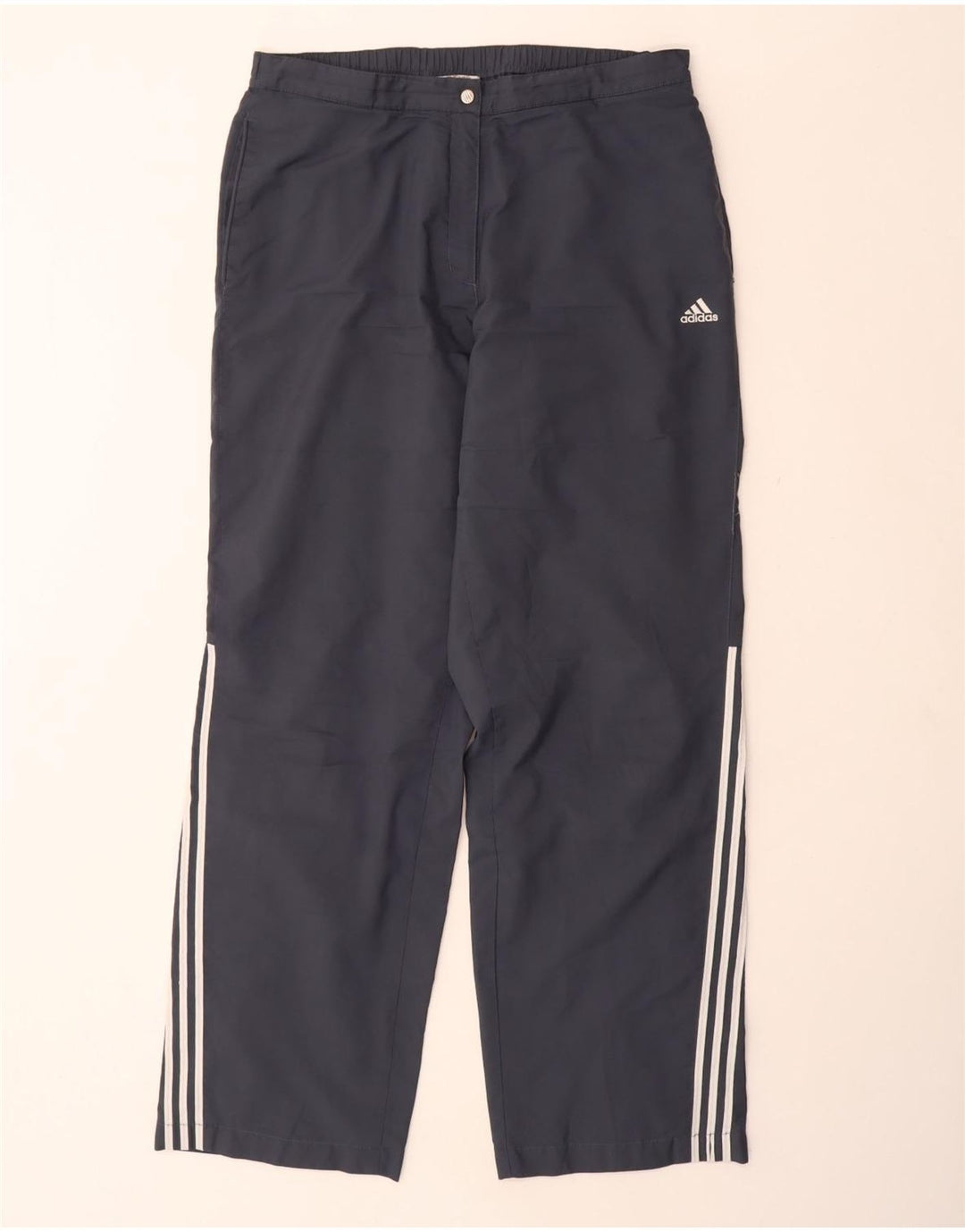 ADIDAS Pantalon de survêtement pour femme UK 16 Large Bleu Marine