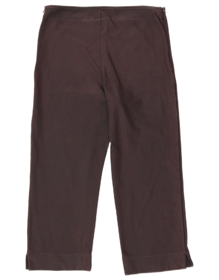 NIKE Pantalon de survêtement Dri Fit Capri pour femme UK 12/14 Large Gris Coton