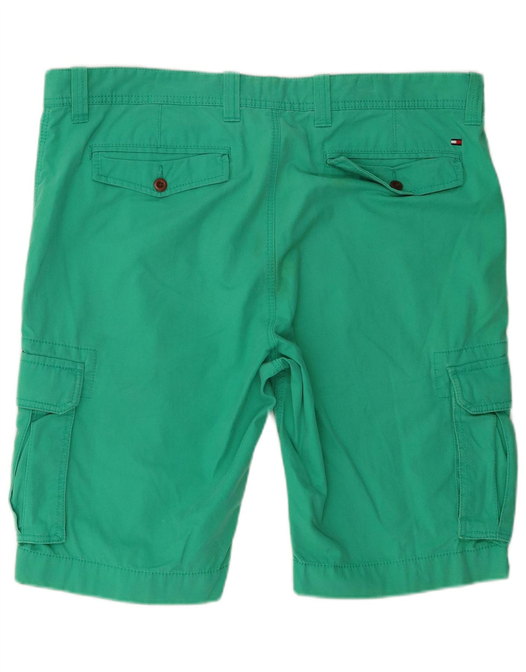 TOMMY HILFIGER Short Cargo Homme W38 XL Vert Coton