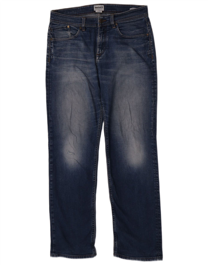 Timberland Jean Droit Clark Homme W32 L32 Bleu Coton