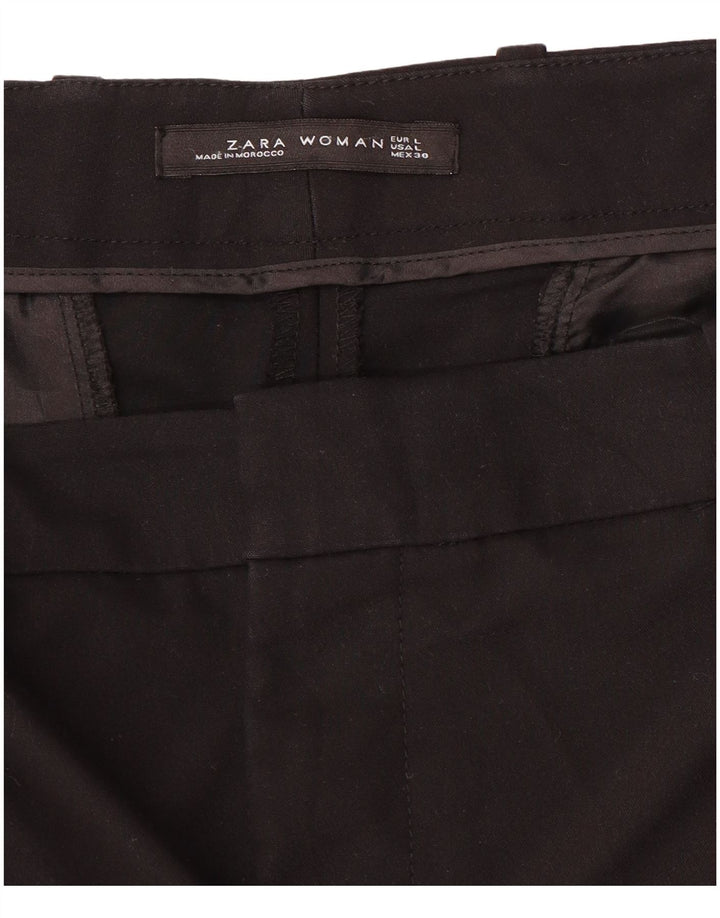 Pantalon Chino Slim Femme Zara Large W34 L27 Noir