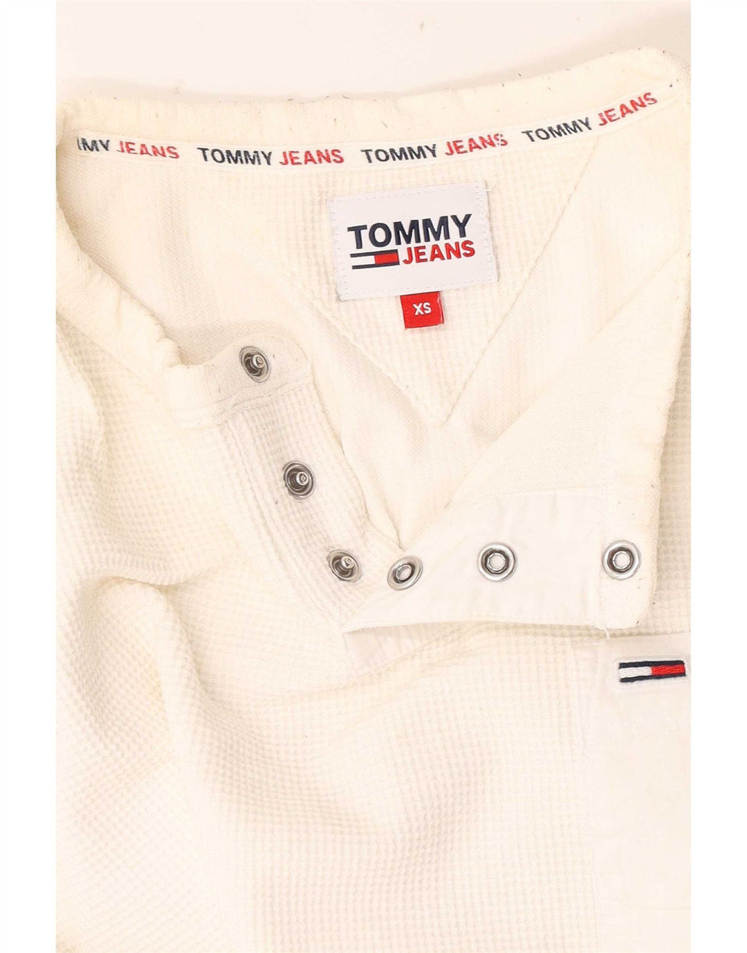 Tommy Hilfiger Haut à manches longues pour hommes Blanc XS