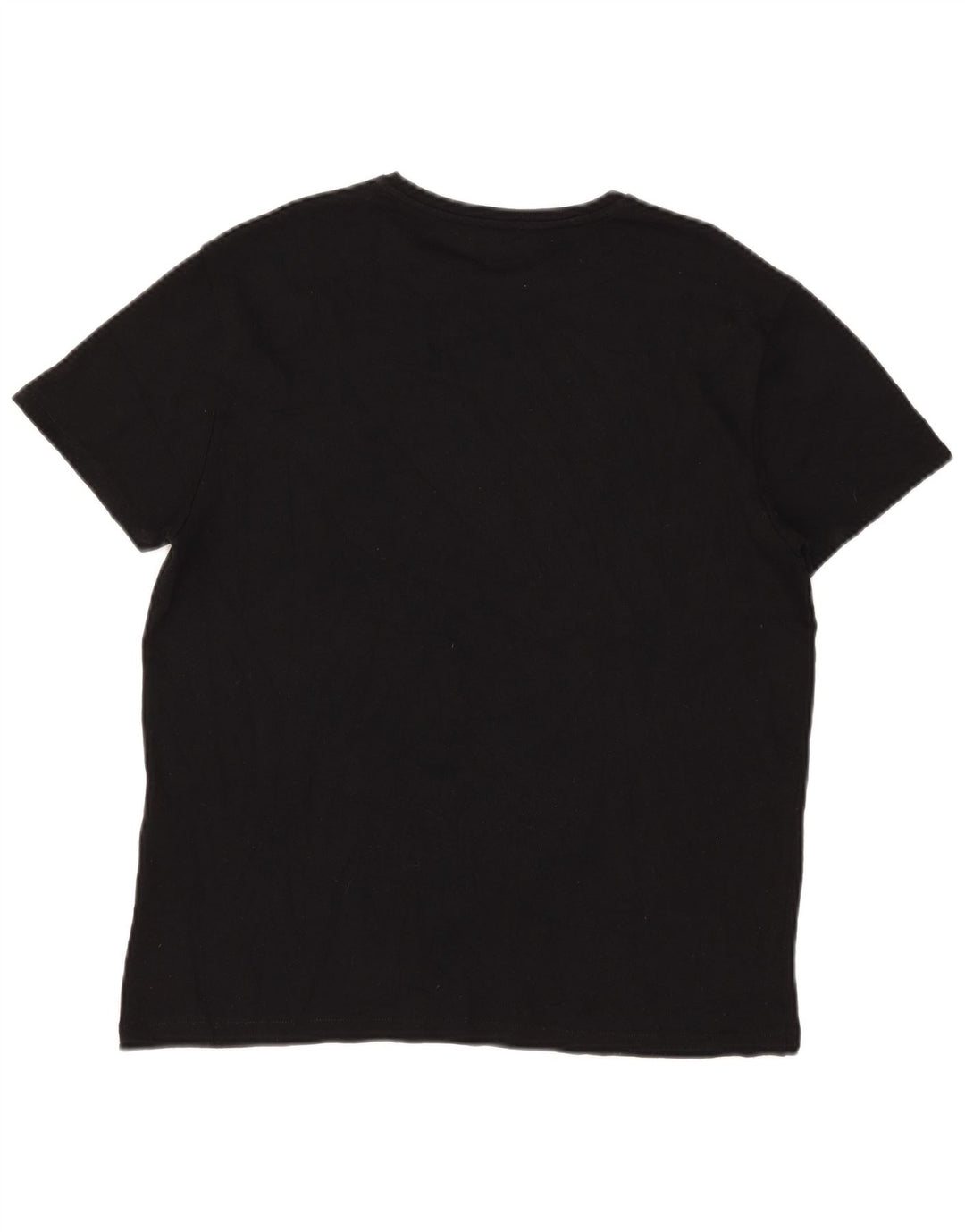Zara T-Shirt Femme Top UK 16 Large Noir