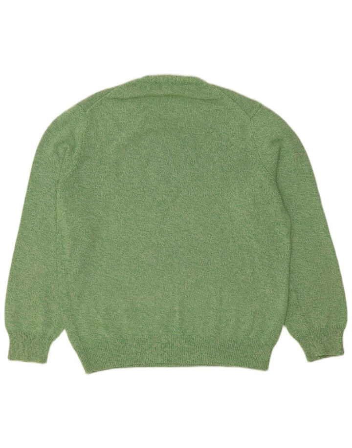 Henry Cottons Pull Col Rond Homme Vert Moyen Coton