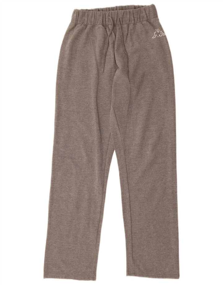 Kappa Pantalon de survêtement pour femme UK 12 Gris moyen Coton
