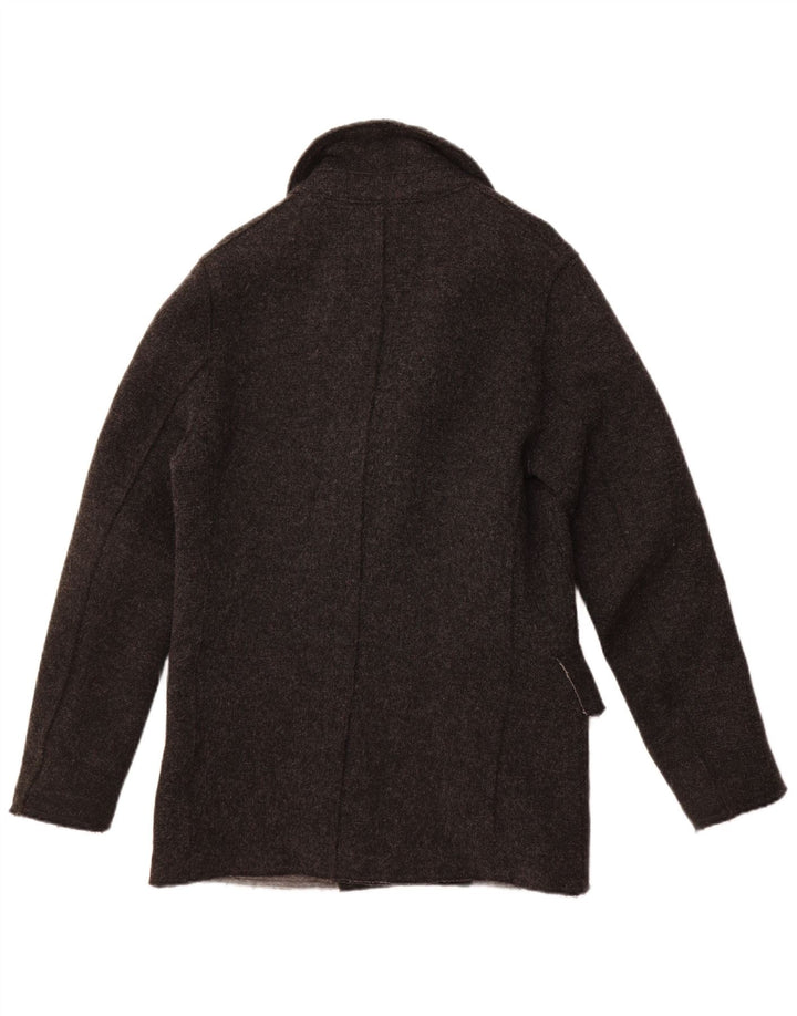 PRENTISS Caban en tricot pour homme IT 50 Large laine grise