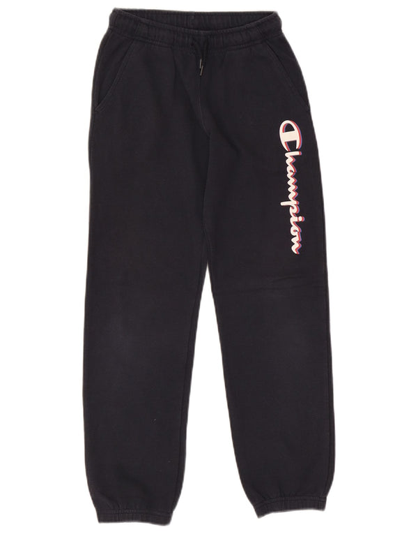 Champion Pantalon De Survêtement Garçon Joggers 9-10 Ans Bleu Marine Moyen