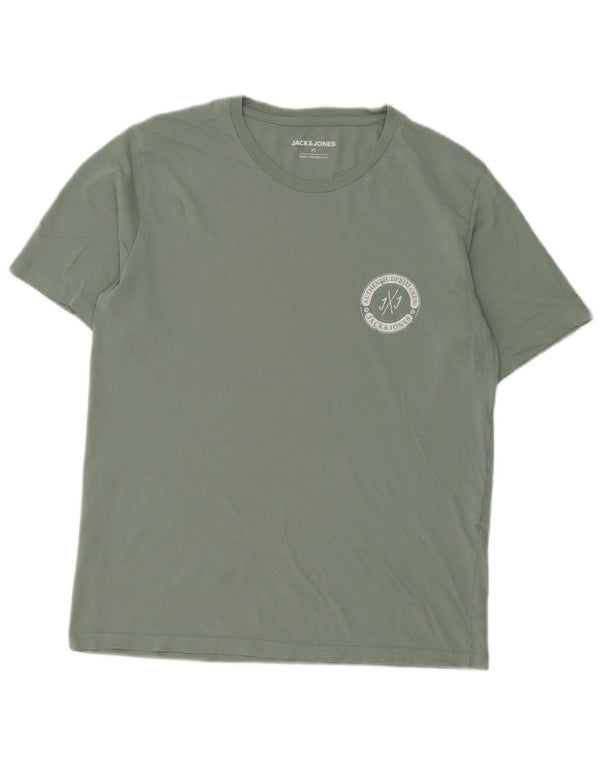 Jack & Jones T-Shirt Homme Vert Moyen Coton