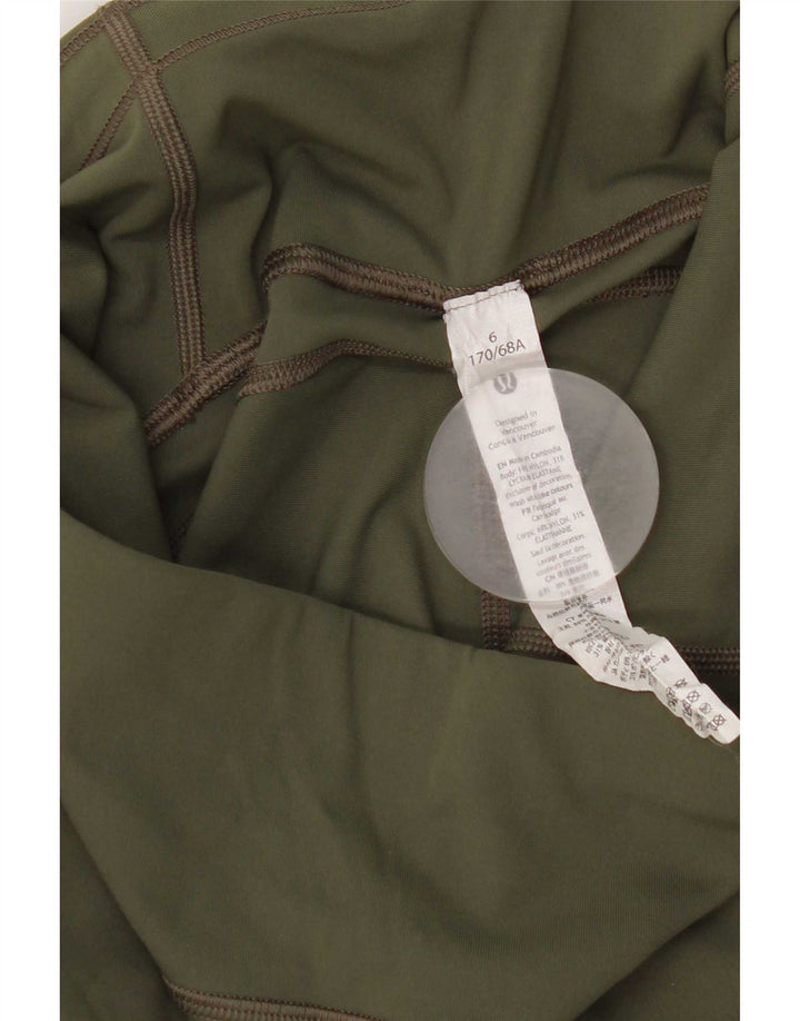Lululemon Leggings pour femmes US 6 Nylon à pois vert moyen
