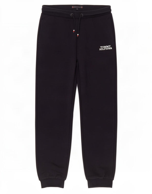 Tommy Hilfiger Pantalon de Survêtement Garçon 11-12 ans Bleu Marine Coton