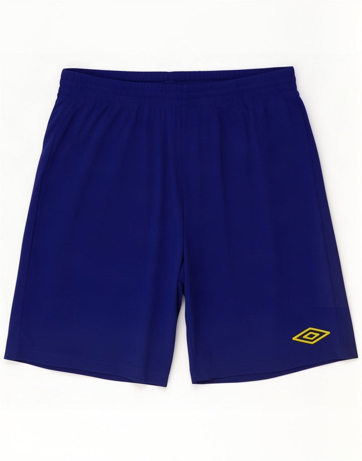 Umbro Short de Sport Homme Grand Bleu Polyester