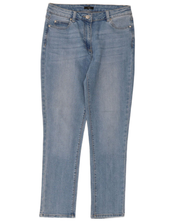 M&Co Jean Slim Femme UK 12 Moyen W32 L27 Bleu Coton