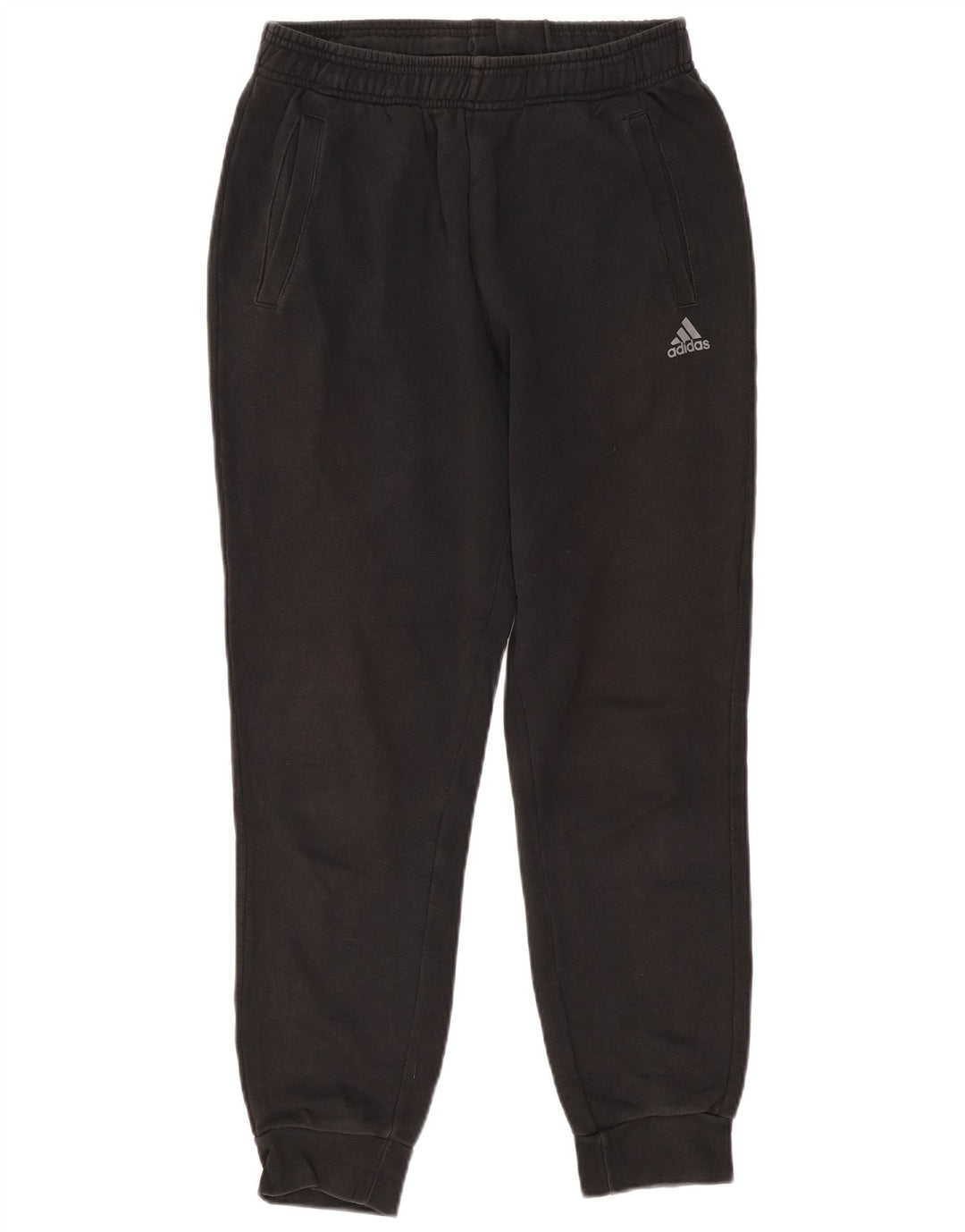 ADIDAS Pantalon de survêtement pour homme en coton noir moyen