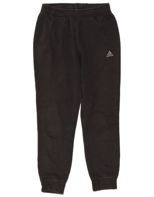 ADIDAS Pantalon de survêtement pour homme en coton noir moyen