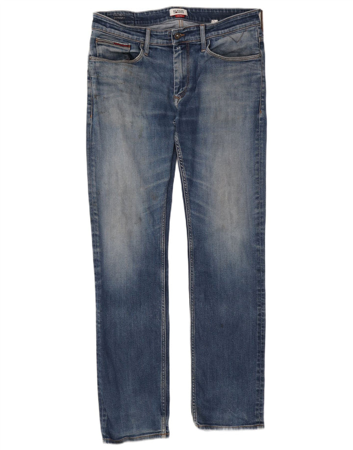 Tommy Hilfiger Jean droit homme W36 L34 bleu coton