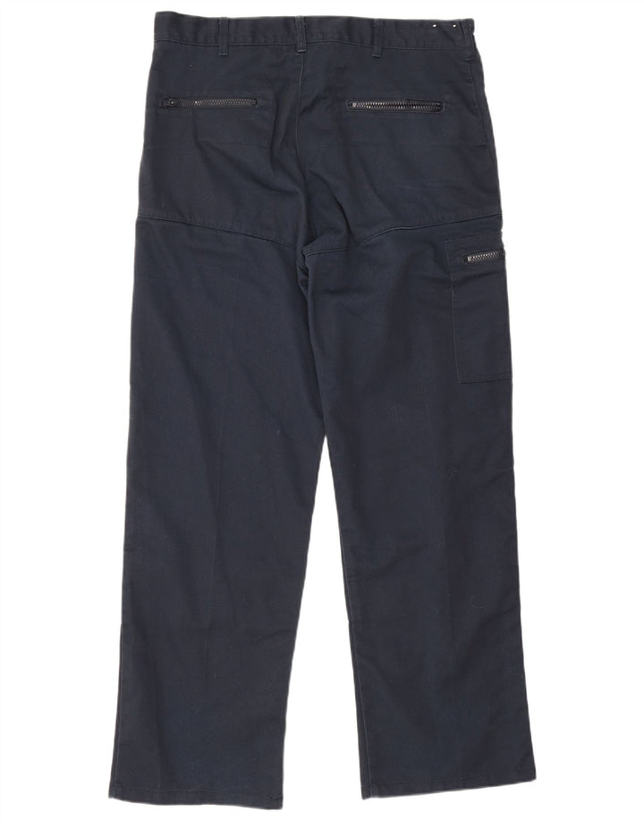 Dickies Pantalon Cargo Droit Homme W34 L31 Bleu Marine Polyester