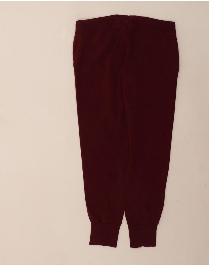 Converse Pantalon De Survêtement Joggers UK 14 Bordeaux Moyen Femme