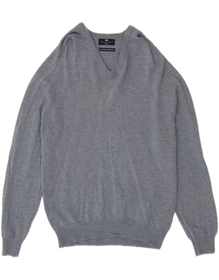 Marks & Spencer Pull Blue Harbor Col V Homme Bleu Moyen
