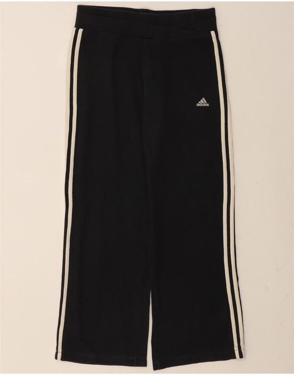 Adidas Pantalon de survêtement pour femme UK 10 Small Noir Coton