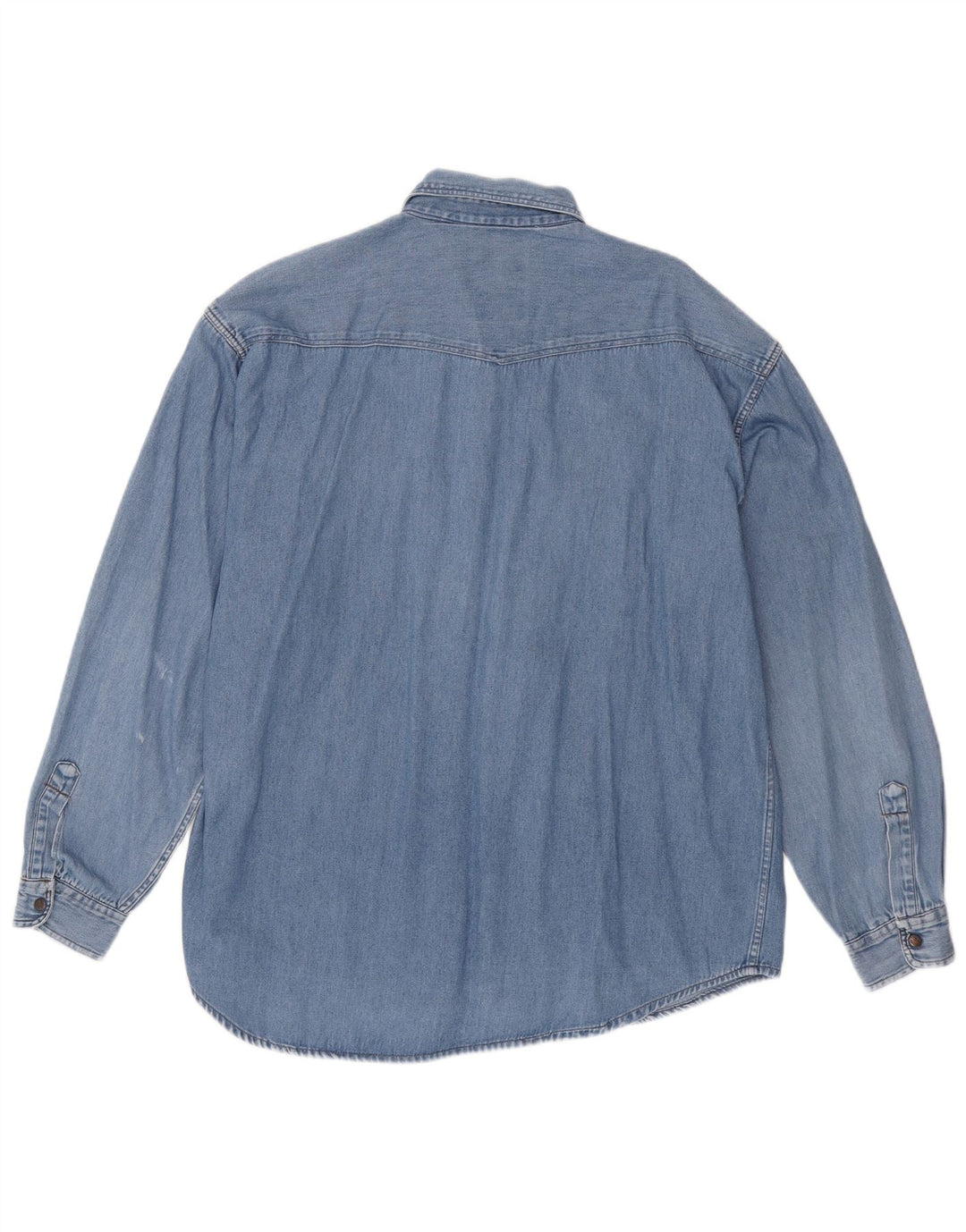chemise en denim homme vintage grand coton bleu