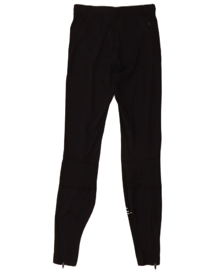 Asics Leggings Femme UK 8 Small Noir Géométrique Polyamide