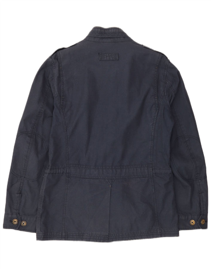 MASSIMO DUTTI Veste militaire pour homme UK 36 Small Bleu marine