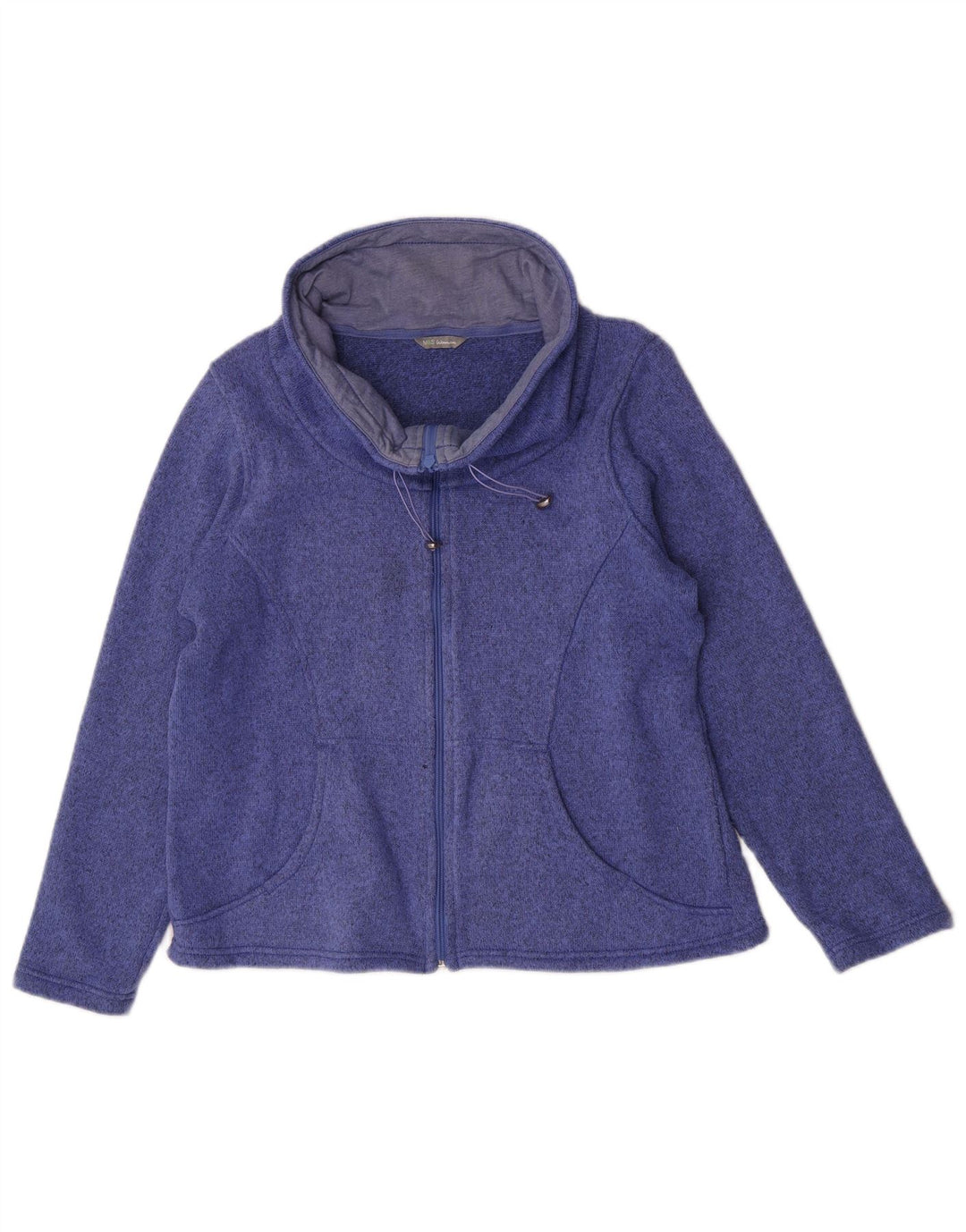 Marks & Spencer Veste de survêtement Comfort Fit pour femme UK 16 Large Bleu