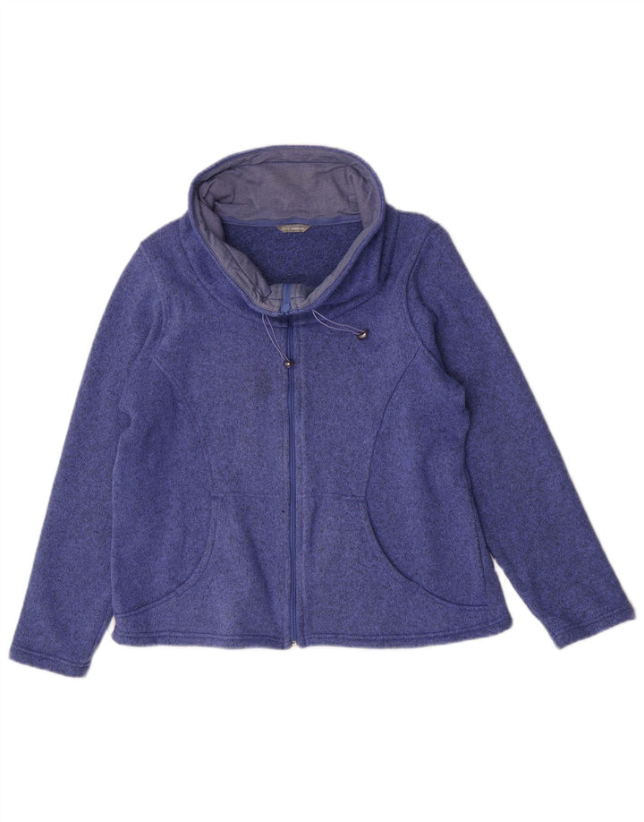 Marks & Spencer Veste de survêtement Comfort Fit pour femme UK 16 Large Bleu