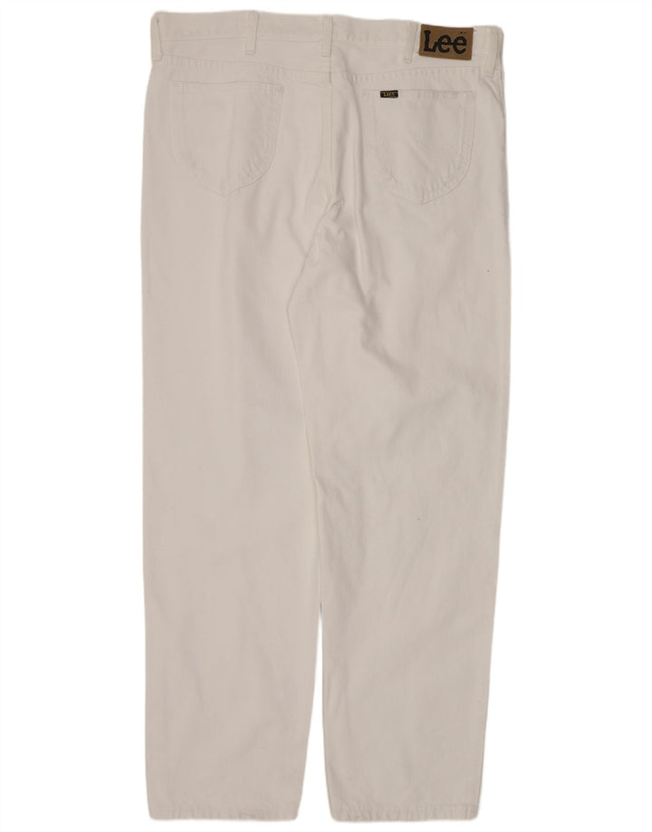 LEE Jean Droit Kansas Homme W40 L34 Blanc Coton