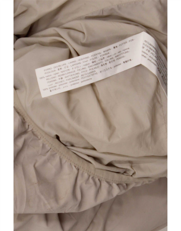 Zara Veste matelassée pour homme UK 36 Petit nylon gris
