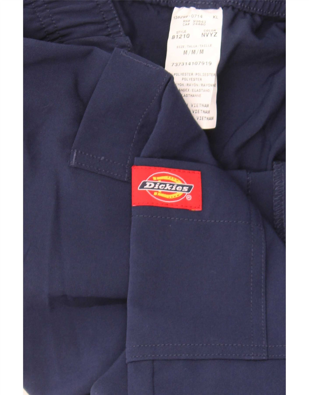 Dickies Pantalon Cargo Droit Homme Moyen W30 L31 Bleu Marine Polyester