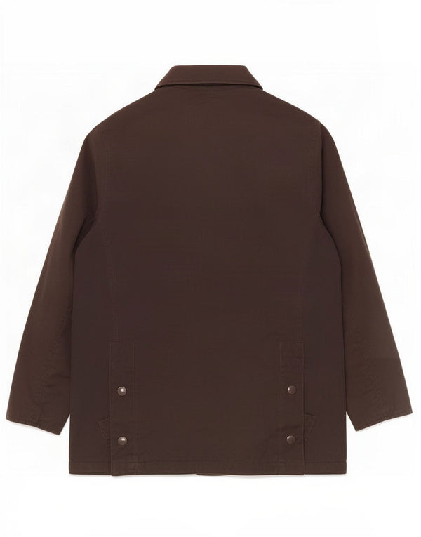 Barbour Veste en coton ciré pour femme UK 14 Large Marron Polyester