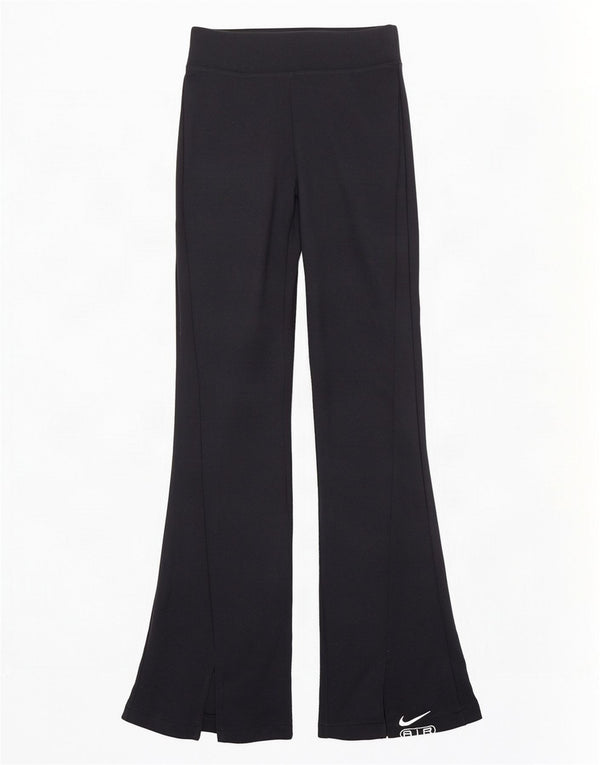 Nike Pantalon de survêtement évasé pour femme UK 10 Small Noir