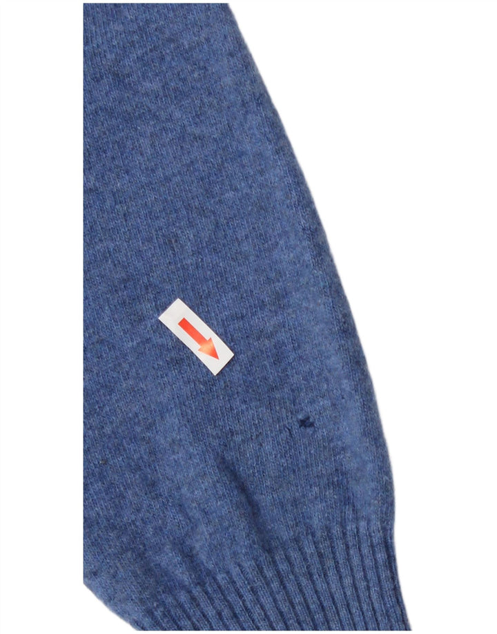 Zara Pull à col rond pour homme, grand bleu