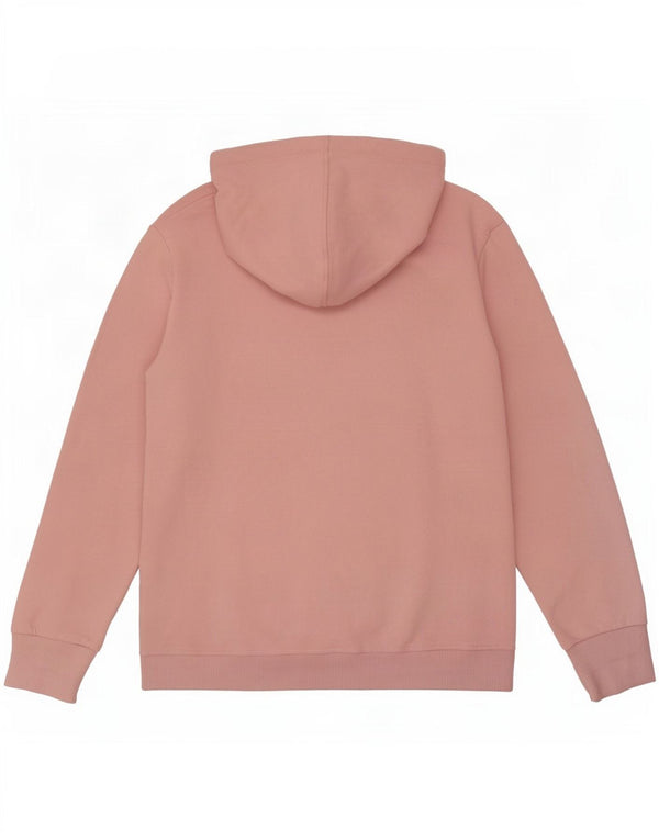 Superdry Pull à capuche graphique pour femme UK 12 Coton rose moyen